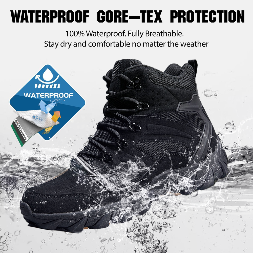 Flash sale 50% 🏆 Best-Selling Men’s Shoes - Men's Tactical Mid Top Hiking Boots